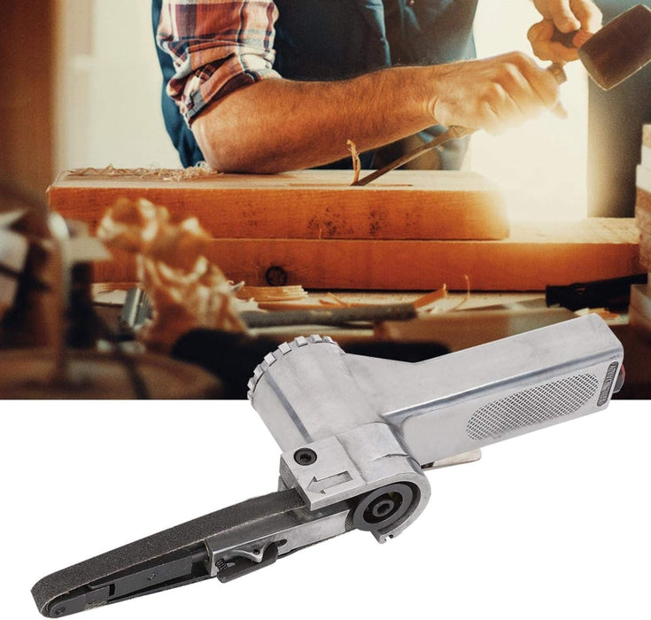 Lijadora de banda INWWUH, lijadora de banda neumática de 10 mm, máquina pulidora - Quierox - Tienda Online