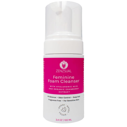 Limpiador de espuma femenina con ácido hialurónico y extracto de arándano orgánico - Quierox - Tienda Online