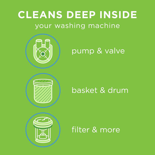 Limpiador de lavadora Affresh, limpia lavadoras de carga frontal y superior - Quierox - Tienda Online
