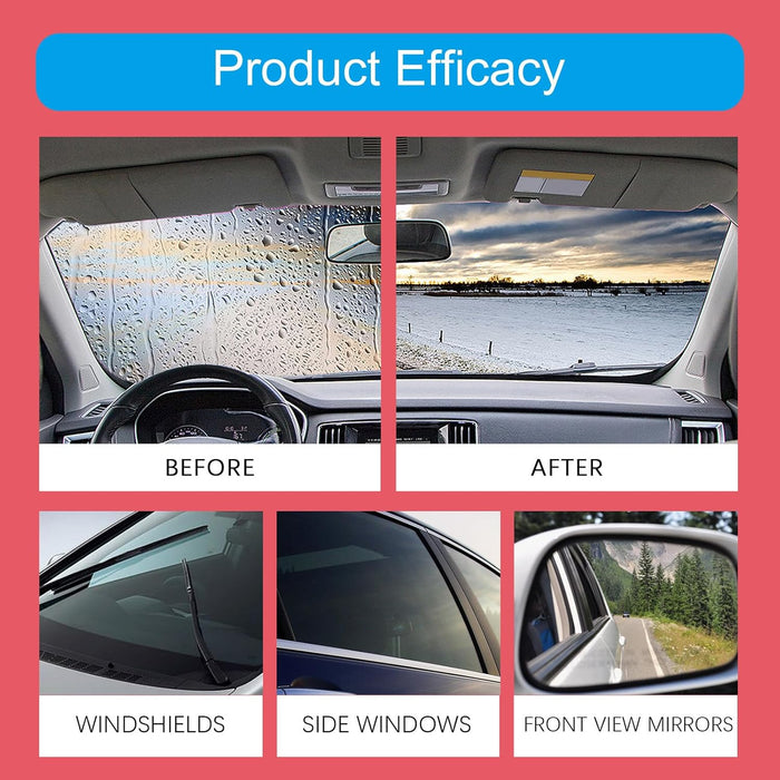 Limpiador de vidrios para autos Clear Visibility: elimina la película de aceite, mejora la seguridad - Quierox - Tienda Online