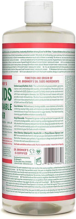 Limpiador líquido de comercio justo y orgánico de Dr. Bronner's - Quierox - Tienda Online