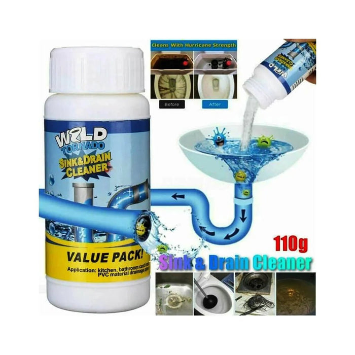 Limpiador potente de fregaderos y desagües Wild Tornado 110 g - Quierox - Tienda Online