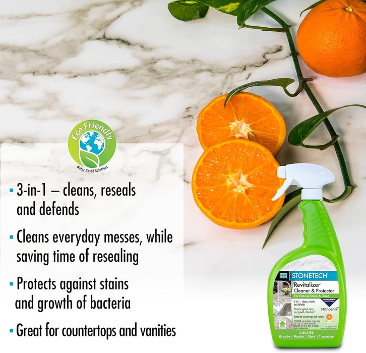 Limpiador y protector Revitalizer para superficies y encimeras de piedra natural - Quierox - Tienda Online