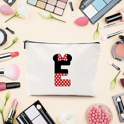 Linda bolsa de cosméticos con letra E - Quierox - Tienda Online