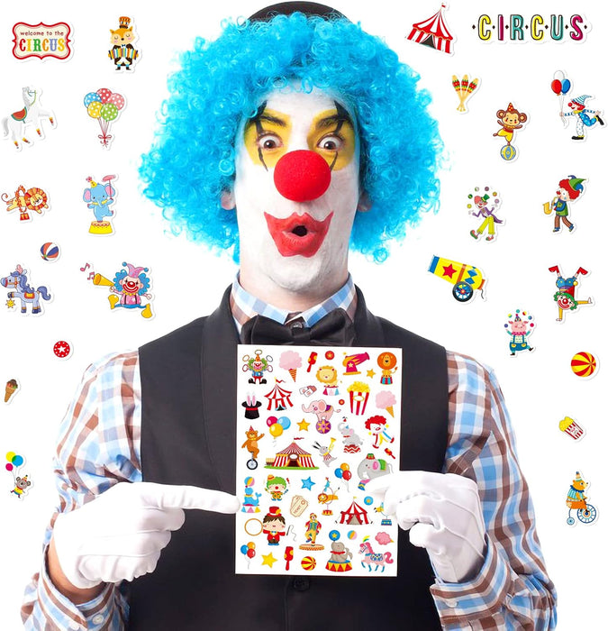 Lindas calcomanías de carnaval de circo, 820 unidades - Quierox - Tienda Online