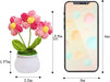 Lindas flores de ganchillo para mamá, decoración de bricolaje rosa - Quierox - Tienda Online