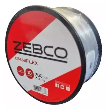 Linea Zebco Omniflex 10 Lb Sedal 700 Yds 640 Mts Caña Pesca - Quierox - Tienda Online