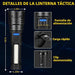 Linternas Recargables de Alto Lúmenes, Luz Táctil Ajustable Paquete de 2 - Quierox - Tienda Online