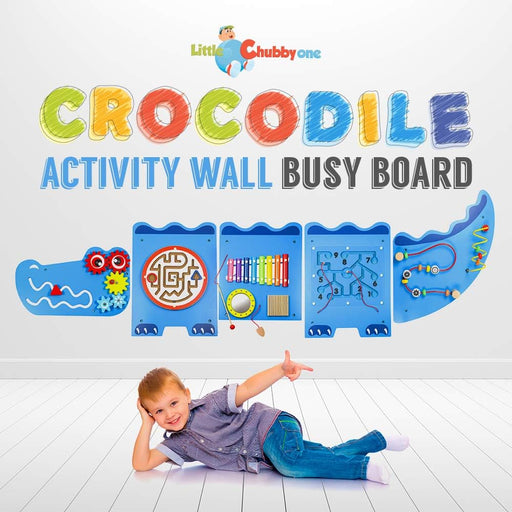 Little Chubby One Paneles de tablero de actividades de cocodrilo - Quierox - Tienda Online