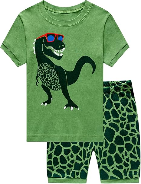 Little Hand Pijamas de dinosaurio para niños pequeños, pijamas de verano - Quierox - Tienda Online
