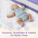 Little One's Pad Protector de colchón para cuna impermeable y ajustable, acolchado, 28"x52"x9" - Quierox - Tienda Online