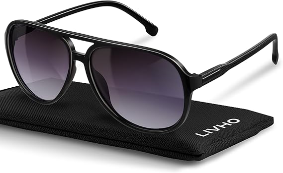 Livho - Gafas de sol de aviador polarizadas de moda para mujer y hombre - Quierox - Tienda Online