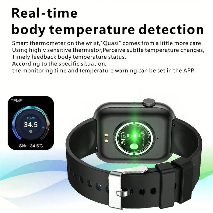 LIVLOV reloj inteligente para hombres y mujeres para hacer/contestar llamadas de pantalla grande - Quierox - Tienda Online