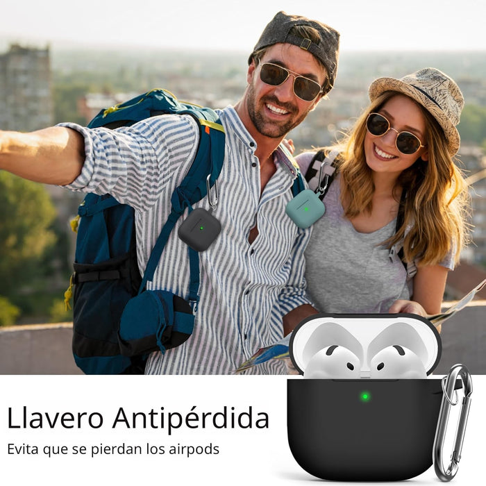 Ljusmicker Funda para AirPods 4 con juego de limpieza, funda protectora de silicona suave - Quierox - Tienda Online