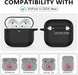 Ljusmicker Funda para AirPods 4 con juego de limpieza, funda protectora de silicona suave - Quierox - Tienda Online