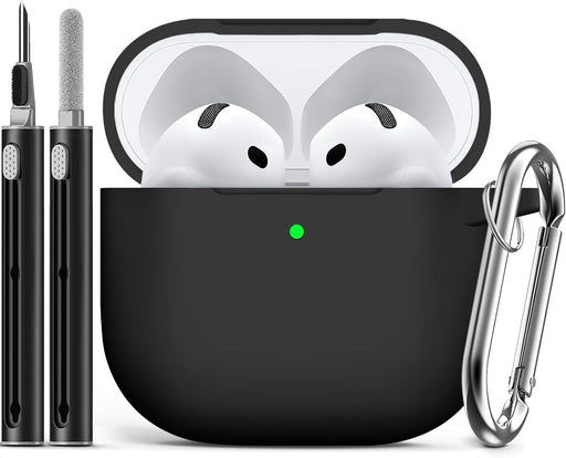 Ljusmicker Funda para AirPods 4 con juego de limpieza, funda protectora de silicona suave - Quierox - Tienda Online