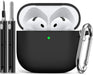 Ljusmicker Funda para AirPods 4 con juego de limpieza, funda protectora de silicona suave - Quierox - Tienda Online