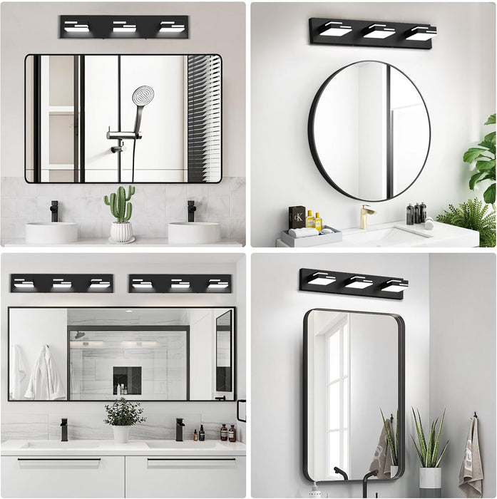 LKHF Lámparas LED modernas para tocador de baño, 3 luces, 5CCT - Quierox - Tienda Online