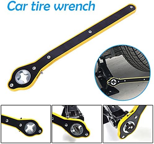 Llave de trinquete para gato que ahorra trabajo con mango largo, herramienta de mnago - Quierox - Tienda Online