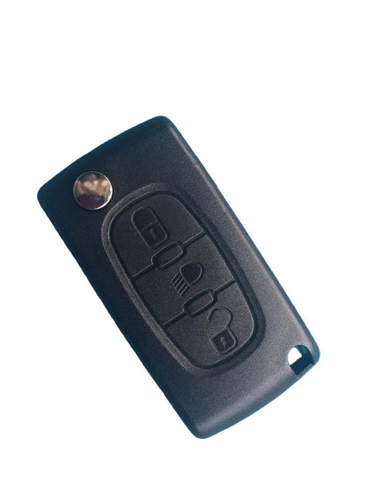Llave plegable de 3 botones con mando a distancia, para llave de Citroën C2, C3, C4 y C5 Picasso - Quierox - Tienda Online