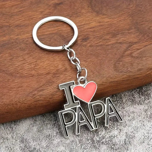 Llavero "Amo Papá" de Aleación - Regalo Perfecto para el Día del Padre - Quierox - Tienda Online