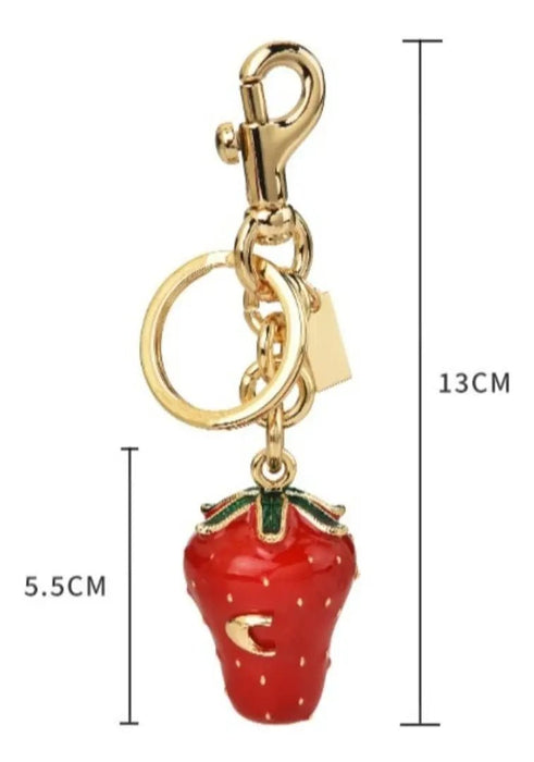 Llavero Colgante De Fresa Para Bolso Y Llaves - Quierox - Tienda Online