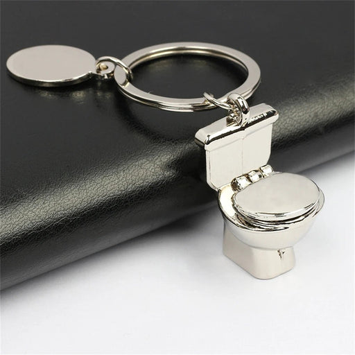 Llavero colgante de Metal de asiento de inodoro - Quierox - Tienda Online