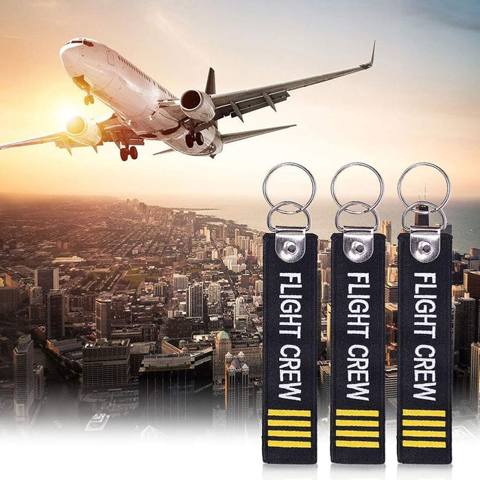 Llavero de piloto con anilla, paquete de 3 llaveros con bandera - Quierox - Tienda Online