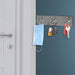 Llavero decorativo de pared, ganchos adhesivos de acero inoxidable - Quierox - Tienda Online