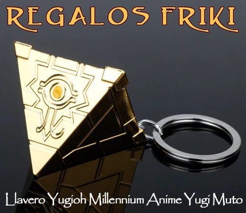 LLAVERO DORADO 3D YUGIOH MILLENNIUM ANIME YUGI MUTO - Quierox - Tienda Online