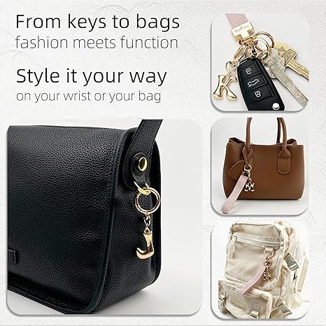 Llavero elástico con inicial J para la muñeca, llaveros para mujer - Quierox - Tienda Online