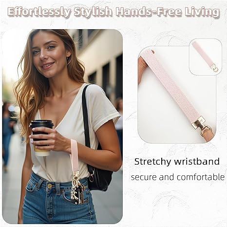 Llavero elástico con inicial J para la muñeca, llaveros para mujer - Quierox - Tienda Online