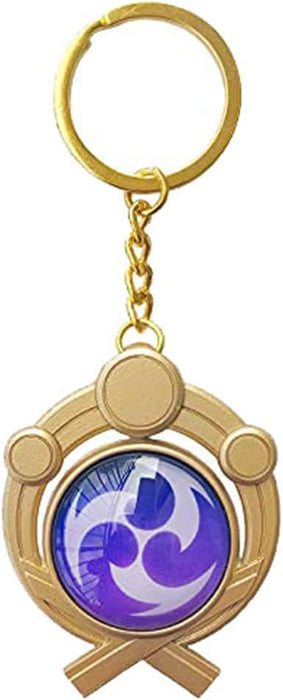 Llavero Inazuma Electro, llavero dorado con figura de juego - Quierox - Tienda Online