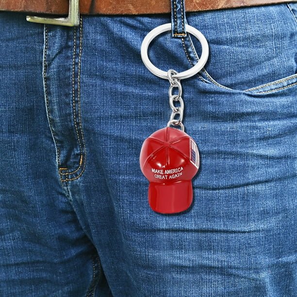 Llavero Kuymtek Sombrero Trump Compacto Rojo - Quierox - Tienda Online
