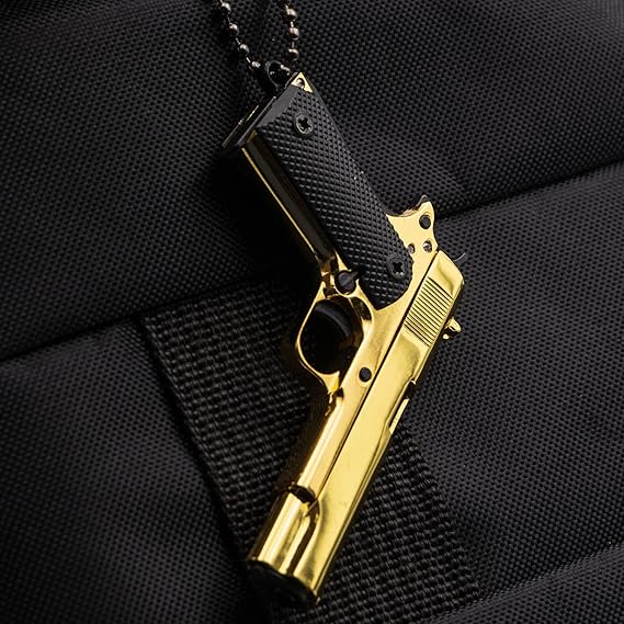 Llavero táctico de minipistola Zhongren 1911, escala 1:3, de metal, con piezas móviles, modelo realista - Quierox - Tienda Online