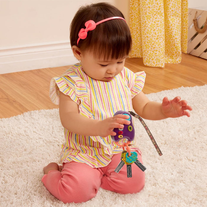 Llaves de coche de juguete – Llavero con luces y sonidos – Juguete interactivo para bebés - Quierox - Tienda Online