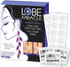 Lobe Miracle Kit Plus – Parches transparentes de soporte para aretes y toallitas antisépticas incluidas - Quierox - Tienda Online