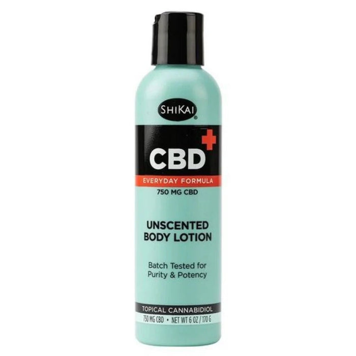 Loción corporal con CBD ShiKai CBD Topicals™ sin perfume, 750 mg, 6 oz - Quierox - Tienda Online