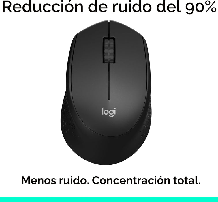 Logitech M330 Silent Plus, mouse inalámbrico grande - Quierox - Tienda Online