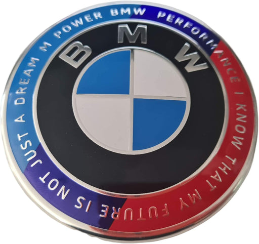 Logotipo BMW 74mm Frontal Coche - Emblema - Insignia (MPower) - Quierox - Tienda Online