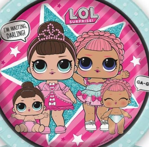 LOL Surprise - Suministro de fiesta, platos decorativo de cumpleaños - Quierox - Tienda Online