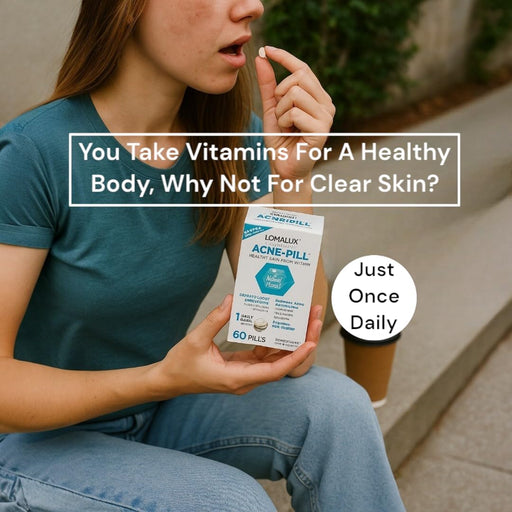 Loma Lux: Píldora para el acné minerales naturales para la limpieza de la piel - Quierox - Tienda Online