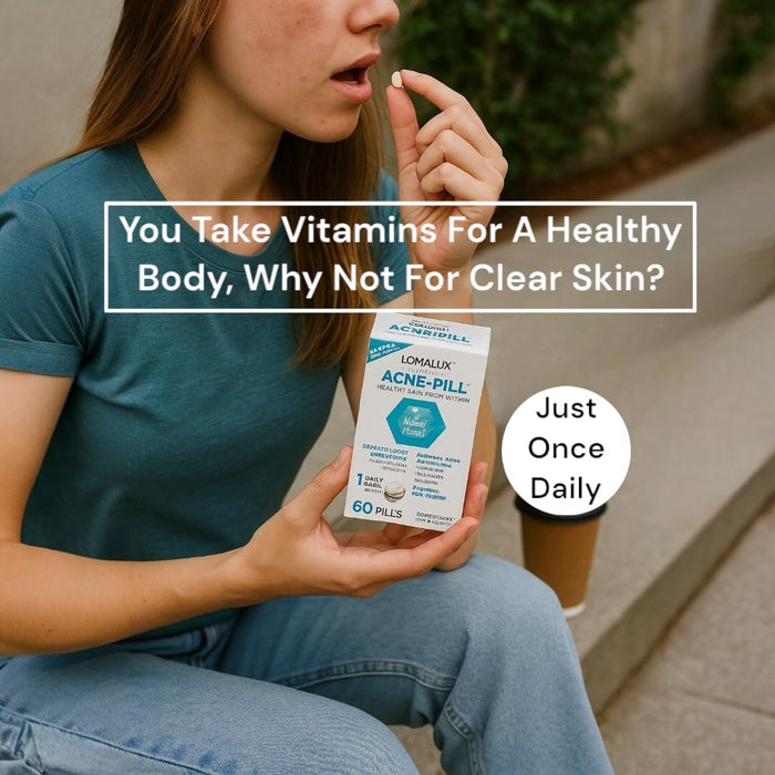 Loma Lux: Píldora para el acné minerales naturales para la limpieza de la piel - Quierox - Tienda Online