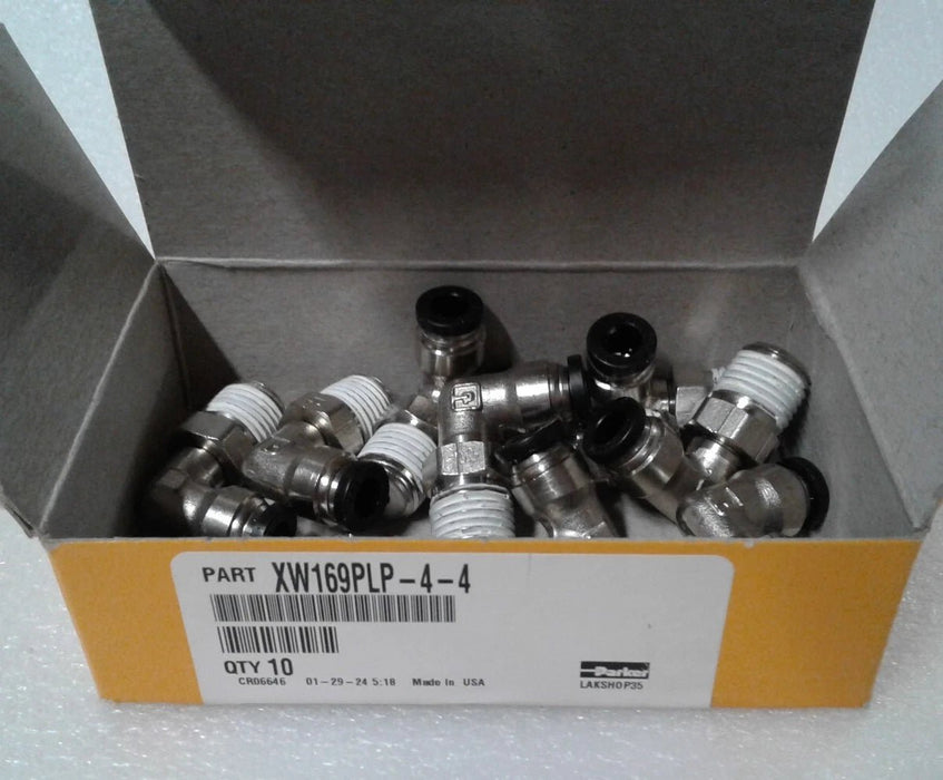 Lote de 10 Codos Giratorios Parker XW169PLP - 4 - 4 - Quierox - Tienda Online