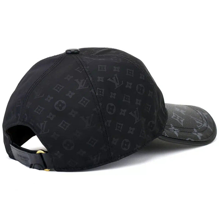 Gorra de béisbol con estampado LV, color negro, para el sol.