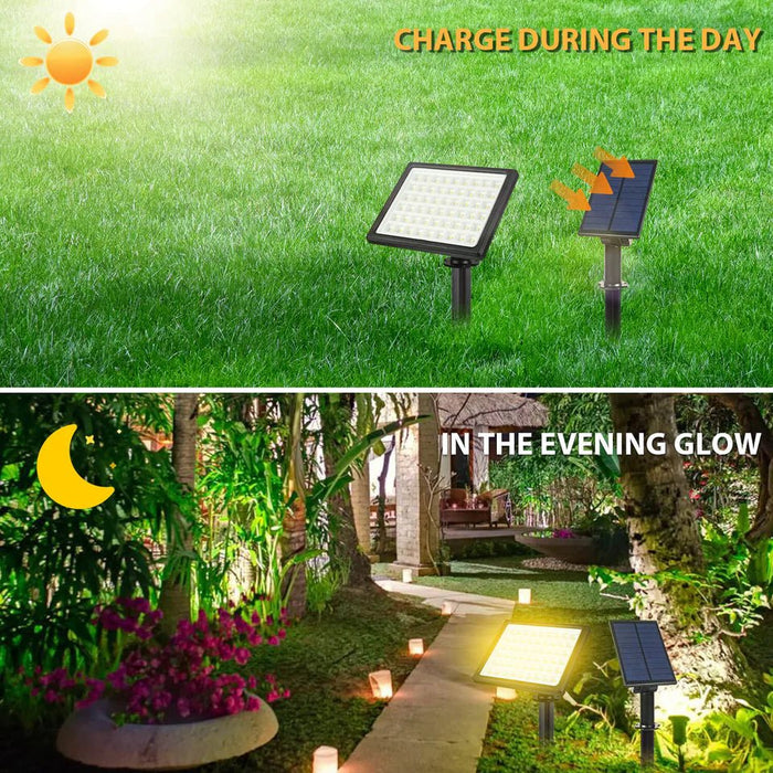 Luces de seguridad solares TSUN de 54 LED con panel solar independiente - Quierox - Tienda Online