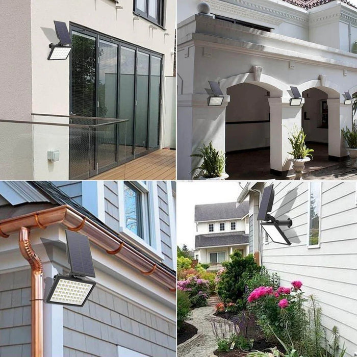 Luces de seguridad solares TSUN de 54 LED con panel solar independiente - Quierox - Tienda Online