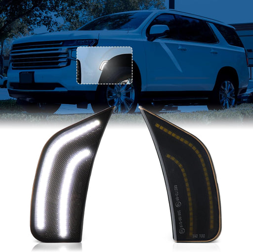 Luces LED de posición laterales blancas de repuesto para Chevy Tahoe Suburban 21 - 22 - Quierox - Tienda Online