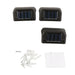 Luces LED impermeables para escaleras para uso en exteriores, alimentadas por energía solar, paquete de 3 - Quierox - Tienda Online