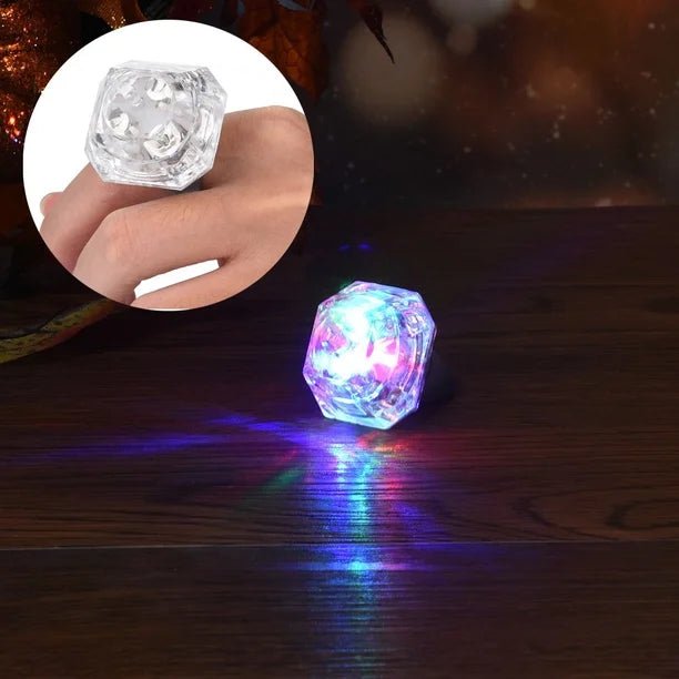 Luces LED ZENMELE para dormitorio, regalos de fiesta, juguetes, anillo de diamante, dedo para niños - Quierox - Tienda Online